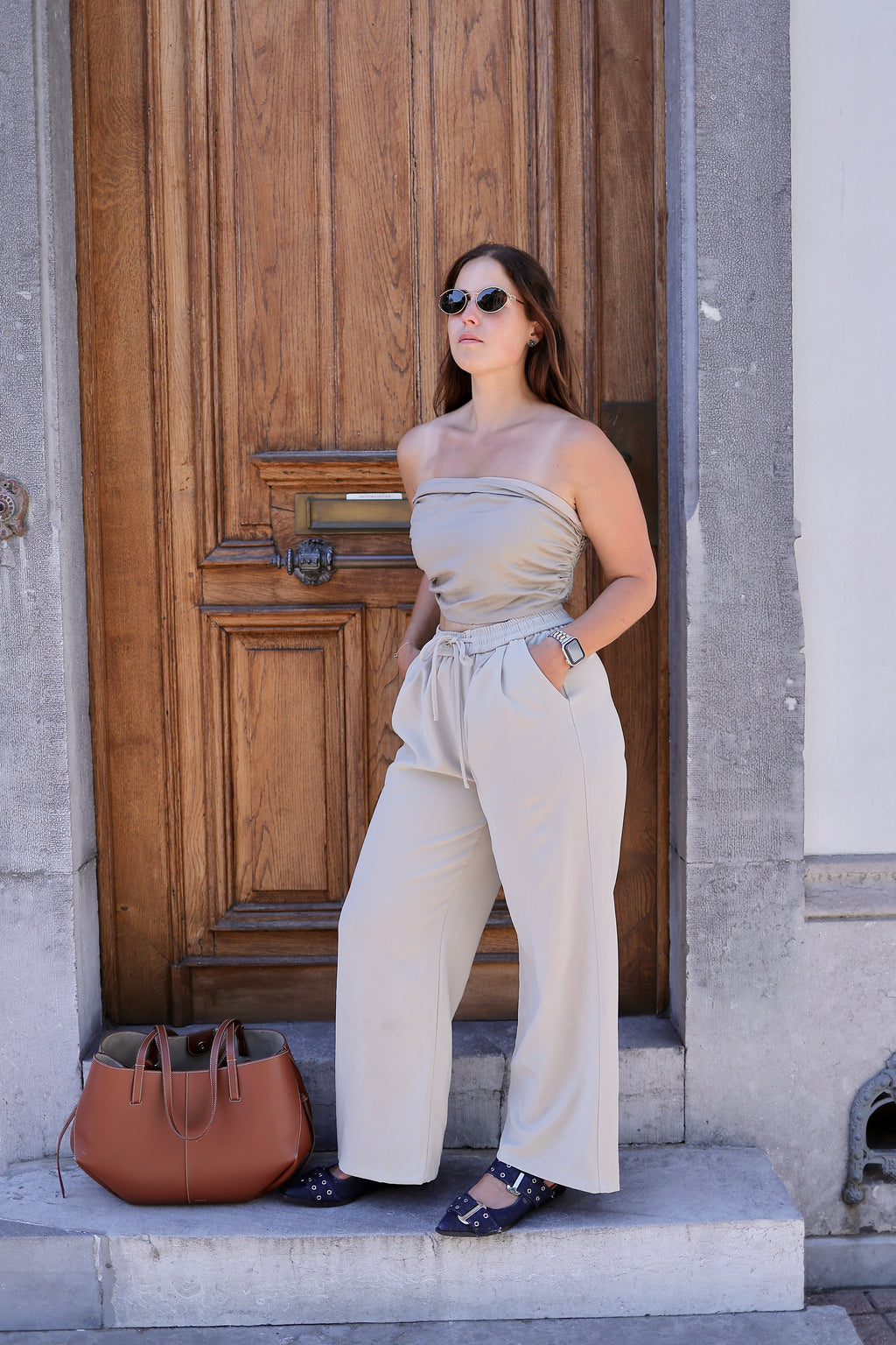 Noemi Trousers - Beige